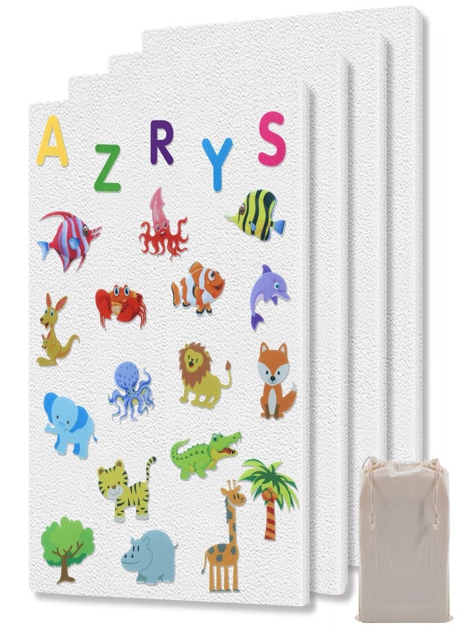 BXI Felt Flannel Board for Toddlers - 16 X 12 X 0.4 Inches, Pack of 4 Preschool Activities Story Boards Storage Bag, Playboards Storytelling Board for Interactive Teaching - Image 1